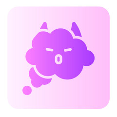 Nightmare gradient icon