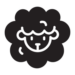 sheep glyph icon
