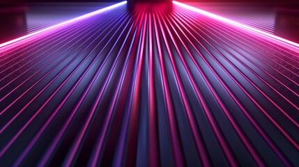 Abstract Neon Lines Wallpaper