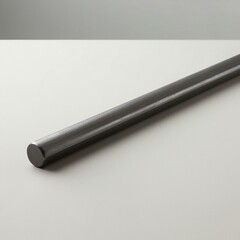 image of a single iron rod on isolated background
