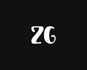 creative letter ZG logo design template