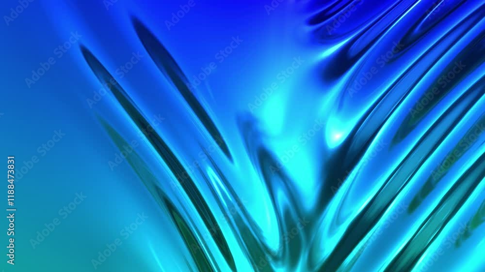 Poster abstract 4k animation of a metallic fabric with dynamic folds and ripples. perfect for creating a fu