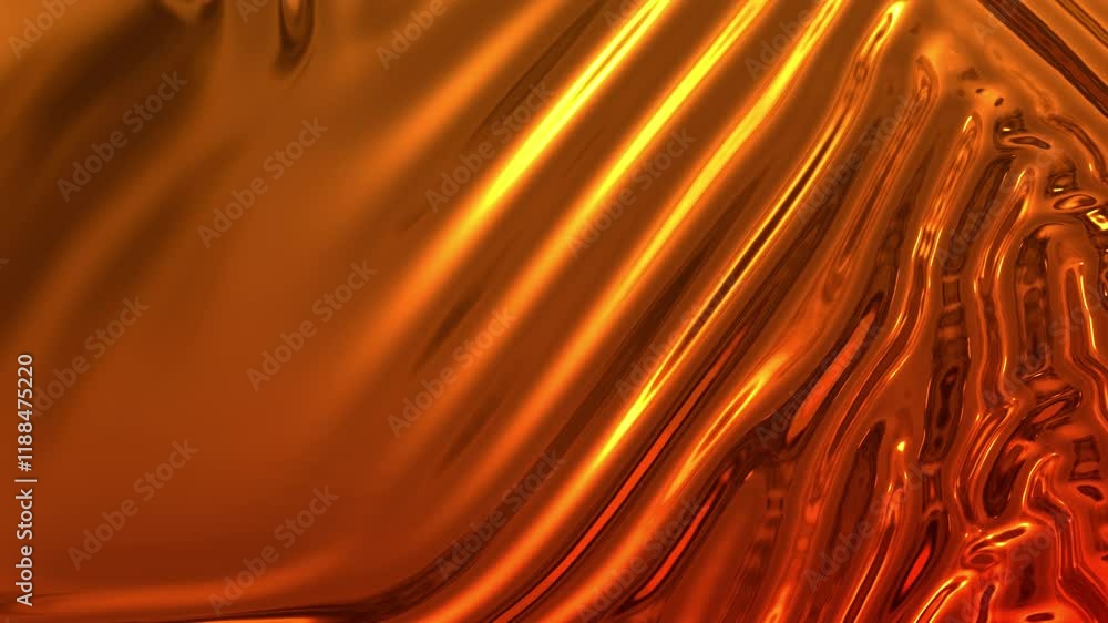 Poster abstract animation: 3d render of a wavy cloth surface for creative projects.