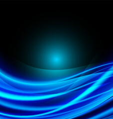 Blue abstract vector background