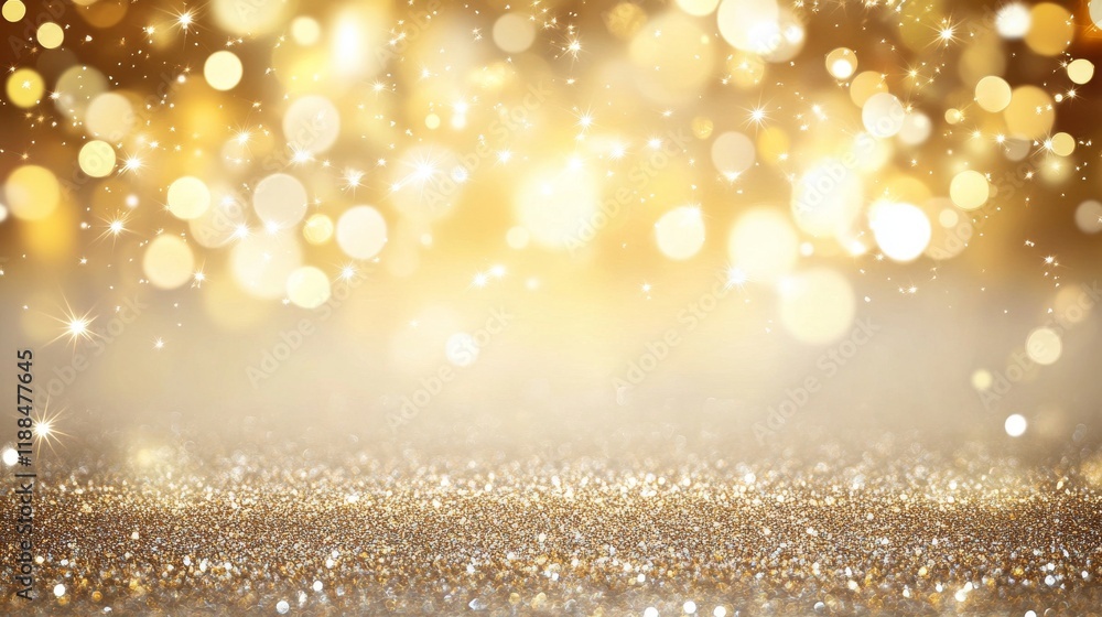 Poster colorful abstract background with shimmering bokeh lights creating a dreamy atmosphere of celebratio