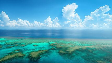 Obraz premium エメラルドブルーの海