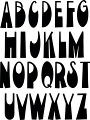 Pack of cool letters design