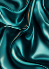 Obraz premium An Exquisite Silk Inspired Abstract Background Showcasing Graceful Flowing Textures Blended with Subtle Metallic Hues, Designed to Add a Touch of Elegance Stylish Vertical Wallpapers. Generative Ai