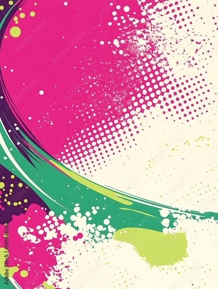 Poster abstract colorful background design