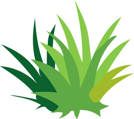 Grass clump illustration