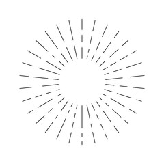 Obraz premium light rays isolated