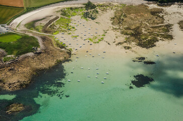 rienne de la côte bretonne à Perros-Guitec