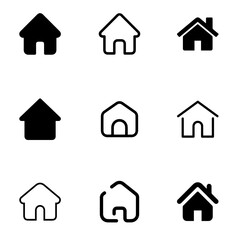 Home icon design in adobe illustrator...Adobe stoke,, Downlood jpeg, png, victor file.