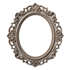 Isolated transparent background photo frame and png file