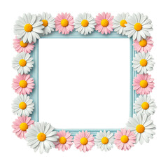 Obraz premium Isolated transparent background photo frame and png file