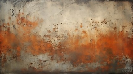Abstract Textured Wall Orange Beige Grey