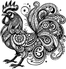 ornamental chicken 2.eps © Pakdhe