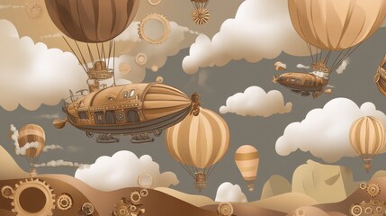 background with balloons