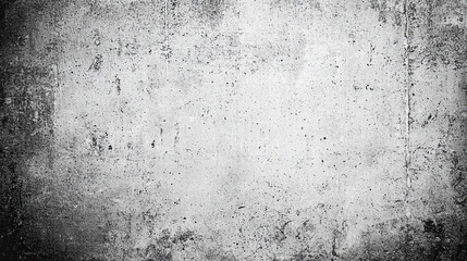 Grey Abstract Grunge Concrete Wall with Rusty Metal Texture, Stone Wall Elements, Papercut Texture, Vintage Decorative Finish, Wide Wall Background Ideal for Industrial, Urban, or Artistic Settings