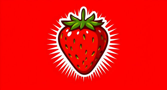 strawberry vector illustration