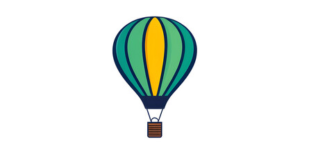 Fototapeta premium hot air balloon icon