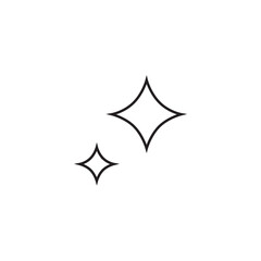 Obraz premium black and white star