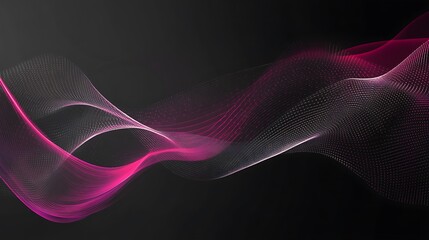 Abstract flowing lines, dark background. Possible graphic design element