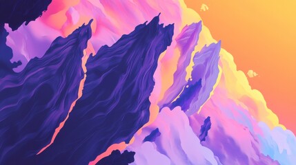 abstract background with clouds