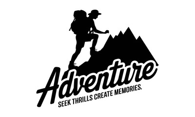 Adventure Minimal Vector Clipart Set with Exploration and Travel Themes