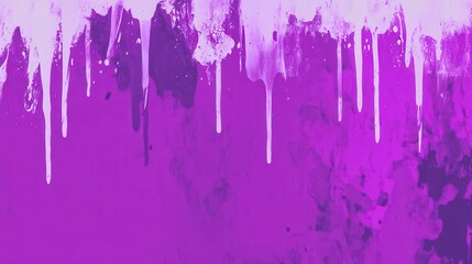 Fototapeta premium Stunning Purple Abstract Drips Painting: A Modern Art Masterpiece