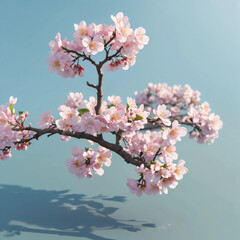 Obraz premium Cherry blossoms symbolize renewal, prosperity, and harmony during Chinese New Year. Often used in decor, lanterns, and floral arrangements, they bring festive charm and good fortune to celebrations.
