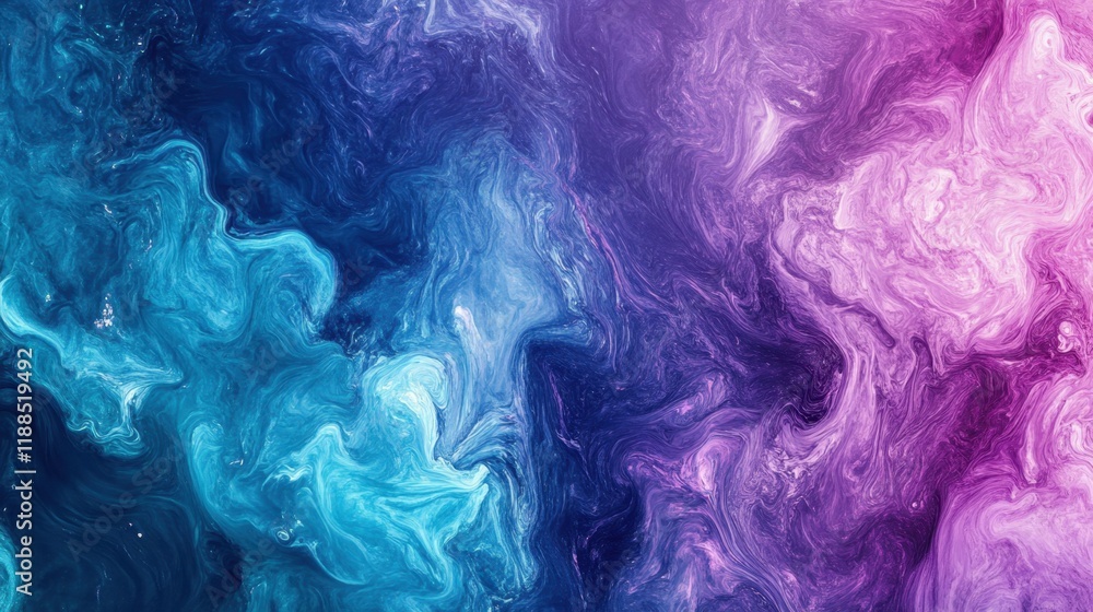 Poster vibrant colorful abstract background of swirls and fluid patterns