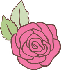 Valentine Bookish Clipart  Groovy Bookish Doodle Design for Love and Book