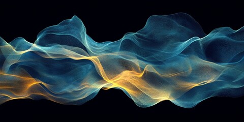 Obraz premium Vibrant yellow blending into blue with grainy texture, creating an abstract noise background, perfect for creative designs, comic book style