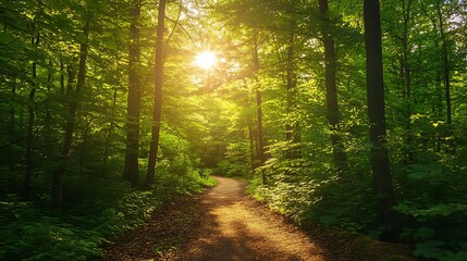 Obraz premium Empty road landscape during the day 