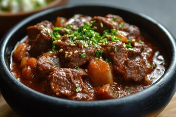 Korean cuisine beef dishes gomtang beef stew boiled pork oxtail steamed dishes soup sides salted squid kkakdugi