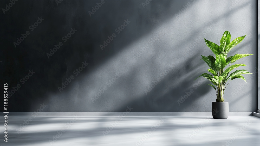 Aufkleber a clean, gray studio background with a 3d lightbox setup ensures balanced illumination for capturing