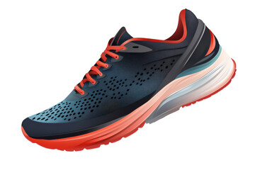 Stylish Running Shoes Isolated on Transparent Background for Marketing and Retail Use