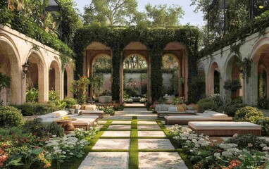 Obraz premium garden luxury