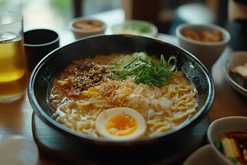Korean perilla sesame noodles