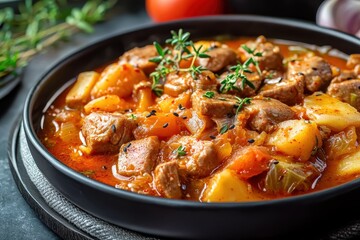 Korean pork and kimchi stew