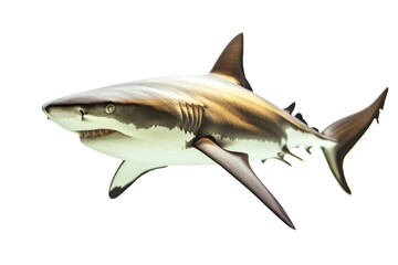 Obraz premium Stunning Isolated Shark Image on transparent Background Ideal for Marine Life Projects