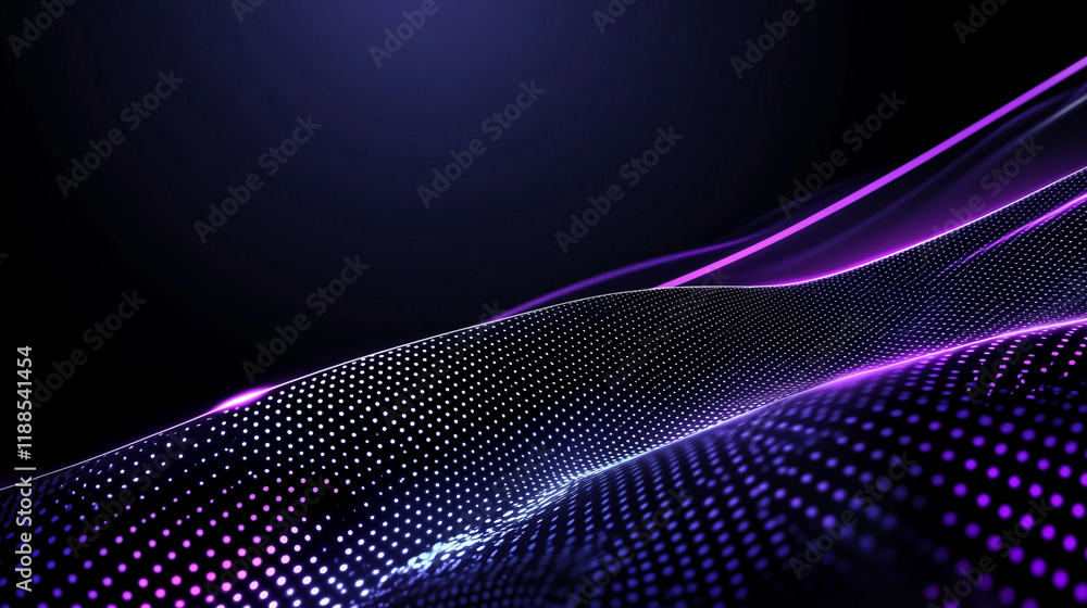 Poster a captivating purple metallic background combines glossy finishes with textured details, illuminated