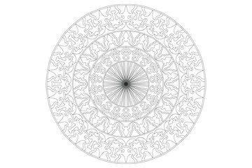 Mandala Design with Beautiful Work