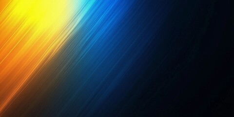 Obraz premium Grainy yellow and blue abstract texture with soft noise, perfect for modern backgrounds and digital design projects, book illustration style