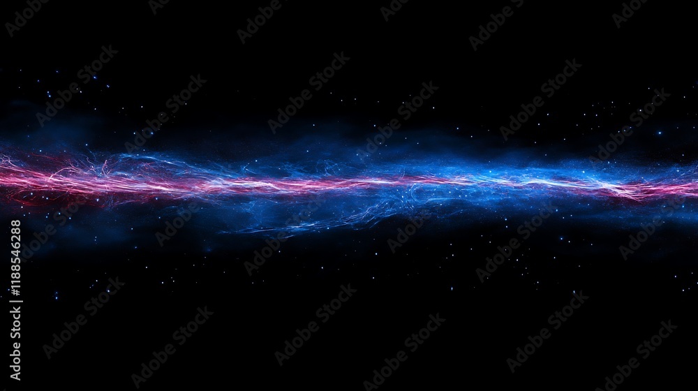 Poster abstract energy flow, dark background. possible use digital art, graphic design