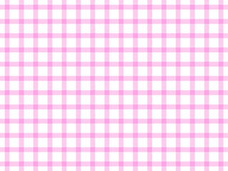 キッチンクロス風のチェック柄の背景（ピンク）