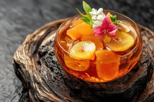 Marmelo a clear quince tea with a delightful aroma