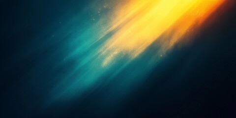 Obraz premium Abstract yellow and blue grainy texture with soft noise, ideal for backgrounds and poster design, comic book style