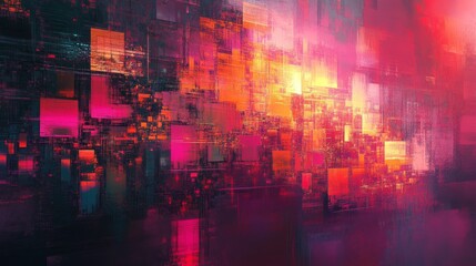 Creepy futuristic technology background featuring abstract digital circuitry, glowing interfaces, and mysterious high-tech elements for sci-fi, cybersecurity, or dystopian tech concepts